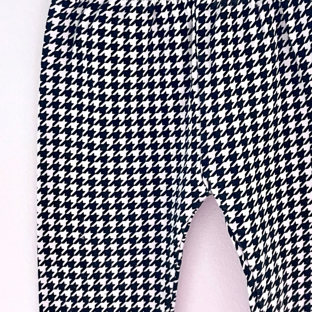 6/$20💥Pekkle Herringbone Leggings, Soft 100% Cotton, Classic Black & White
